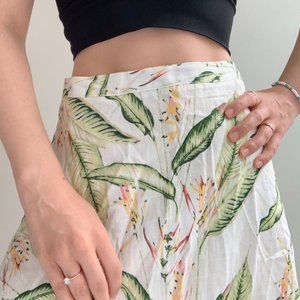 BCBGMAXAZRIA Tropical Asymmetrical Skirt (XXS/XS)